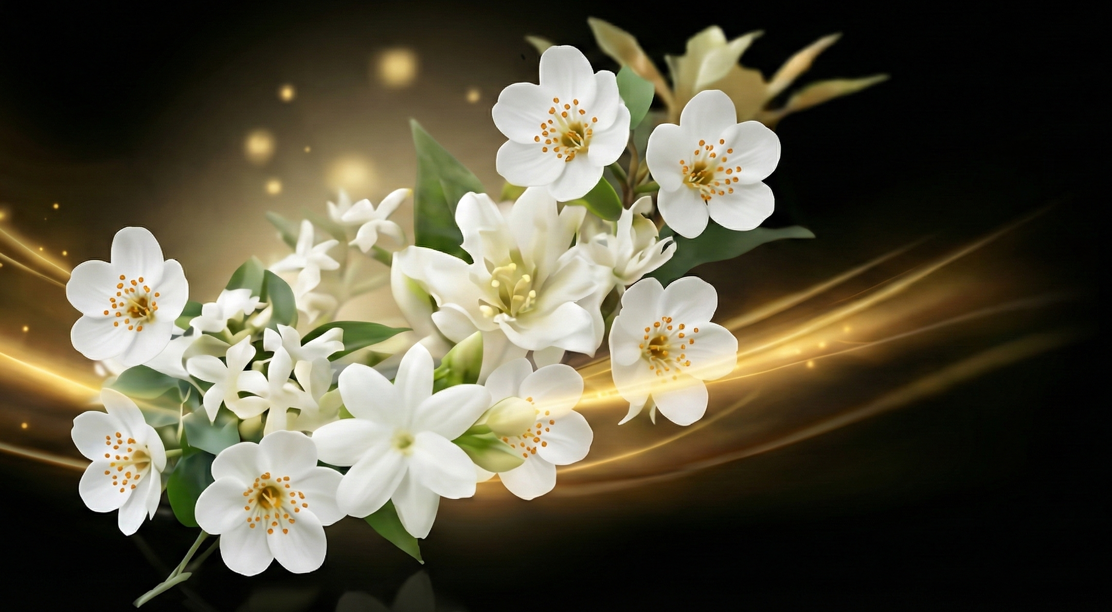 白い花の香りイメージ